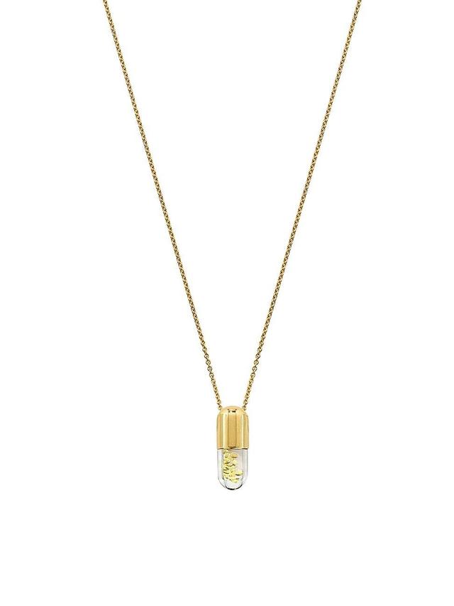 Womens Elixir Of Light 14K Yellow Gold & Yellow Sapphire Mini Pendant Necklace Product Image