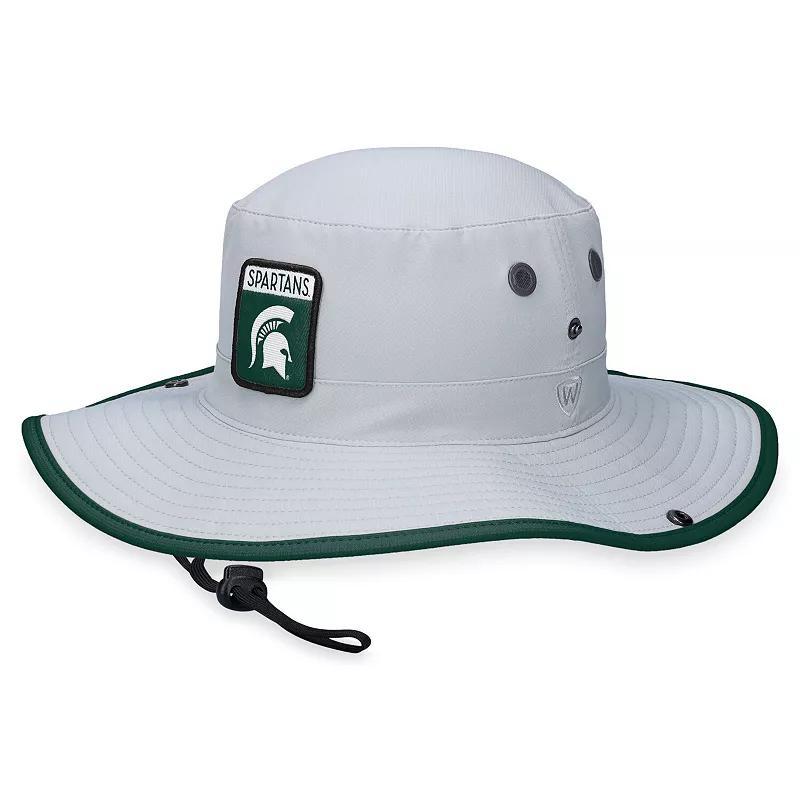 Mens Top of the World Gray Michigan State Spartans Steady Bucket Hat Product Image