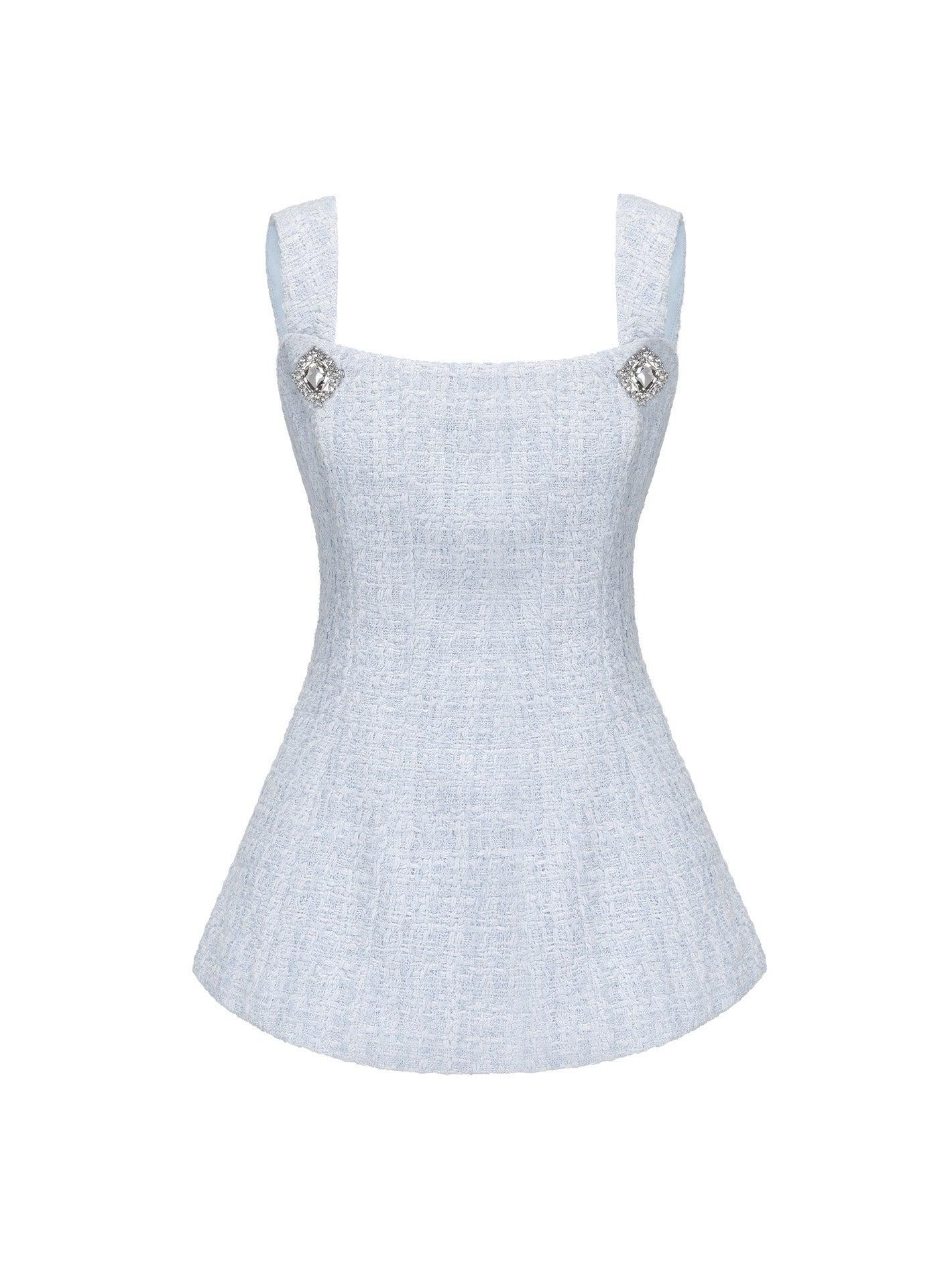 Anabella Bow Top (Blue) Product Image