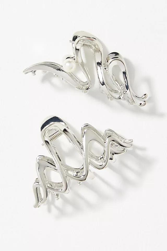 Mini Squiggle Hair Claw Clips, Set of 2 Product Image