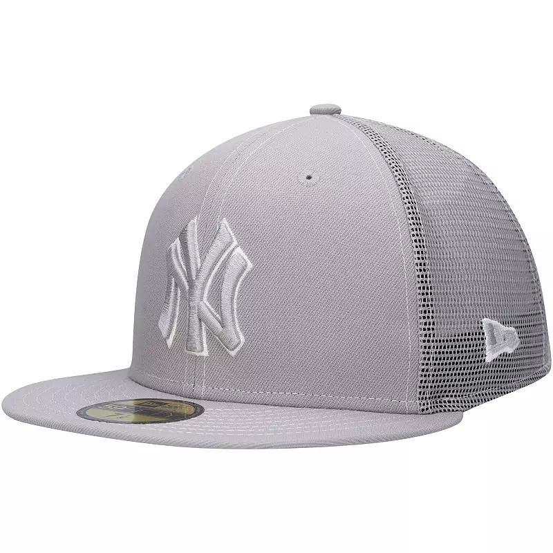 Mens New Era Gray New York Yankees 2023 On-Field Batting Practice 59FIFTY Fitted Hat Product Image