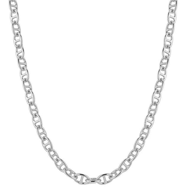 WINX 18k Gold Plated Mariner Chain Necklace, Womens Silver Tone Product Image