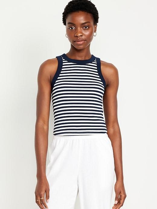 Snug Crop Tank Top Product Image