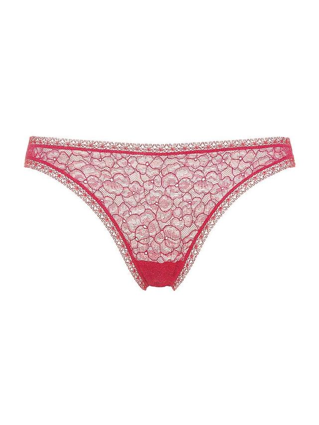 Womens Veloute Lace Low-Rise Brief Product Image