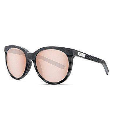 Costa Victoria Untangled Round Sunglasses - Net Grey Copper Mirror Product Image