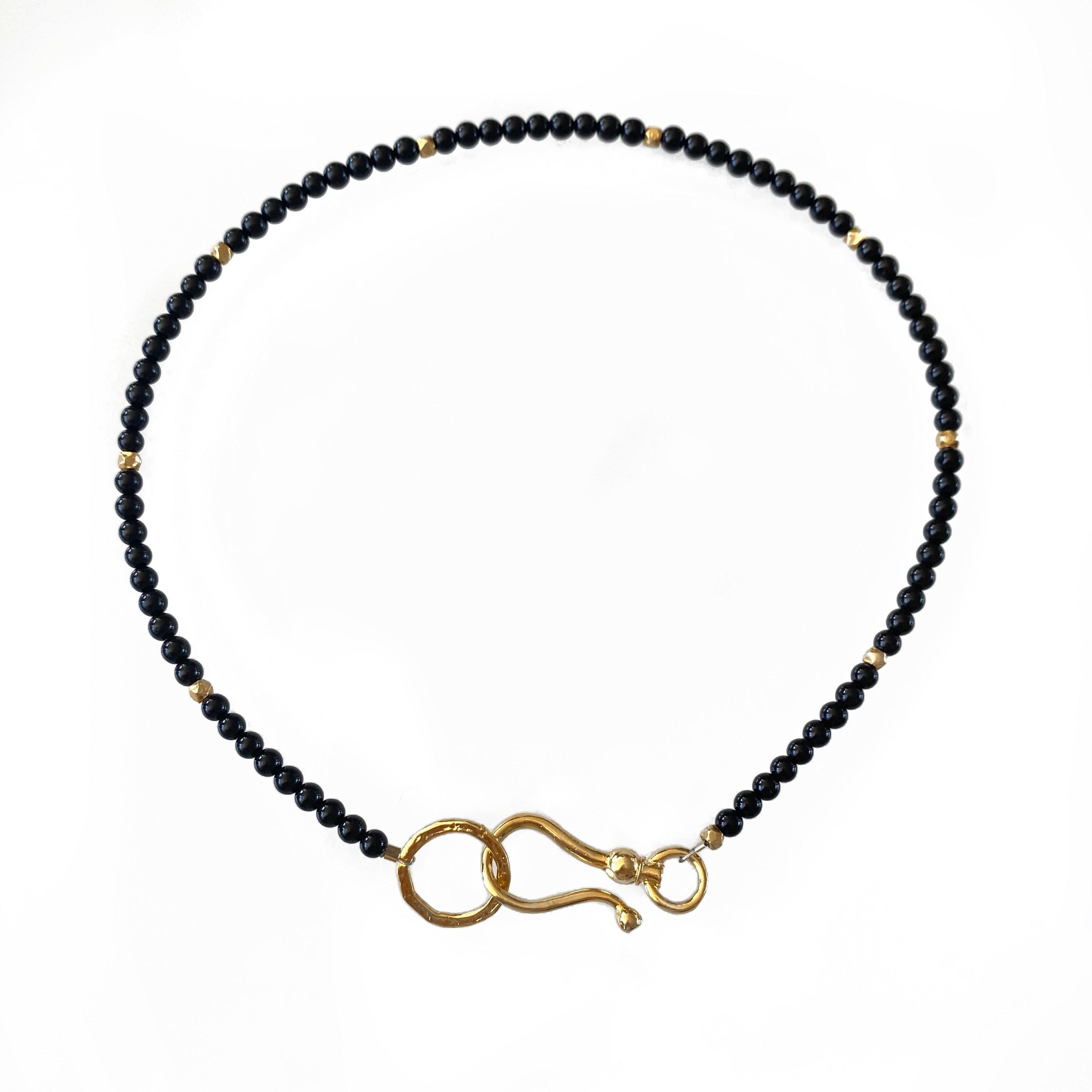 Black Onyx Hook Necklace Product Image