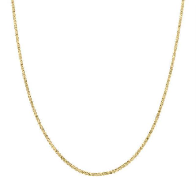 Jordan Blue 14k Gold Wheat Pendant Necklace, Womens Product Image