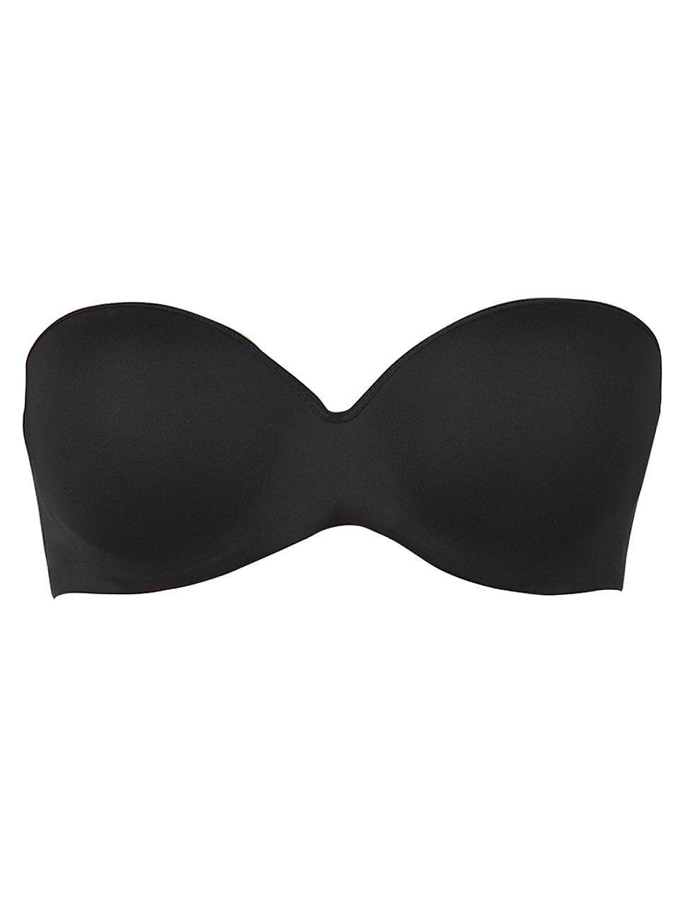 Womens Sculptural Strapless Plunge Push-Up Bra Product Image