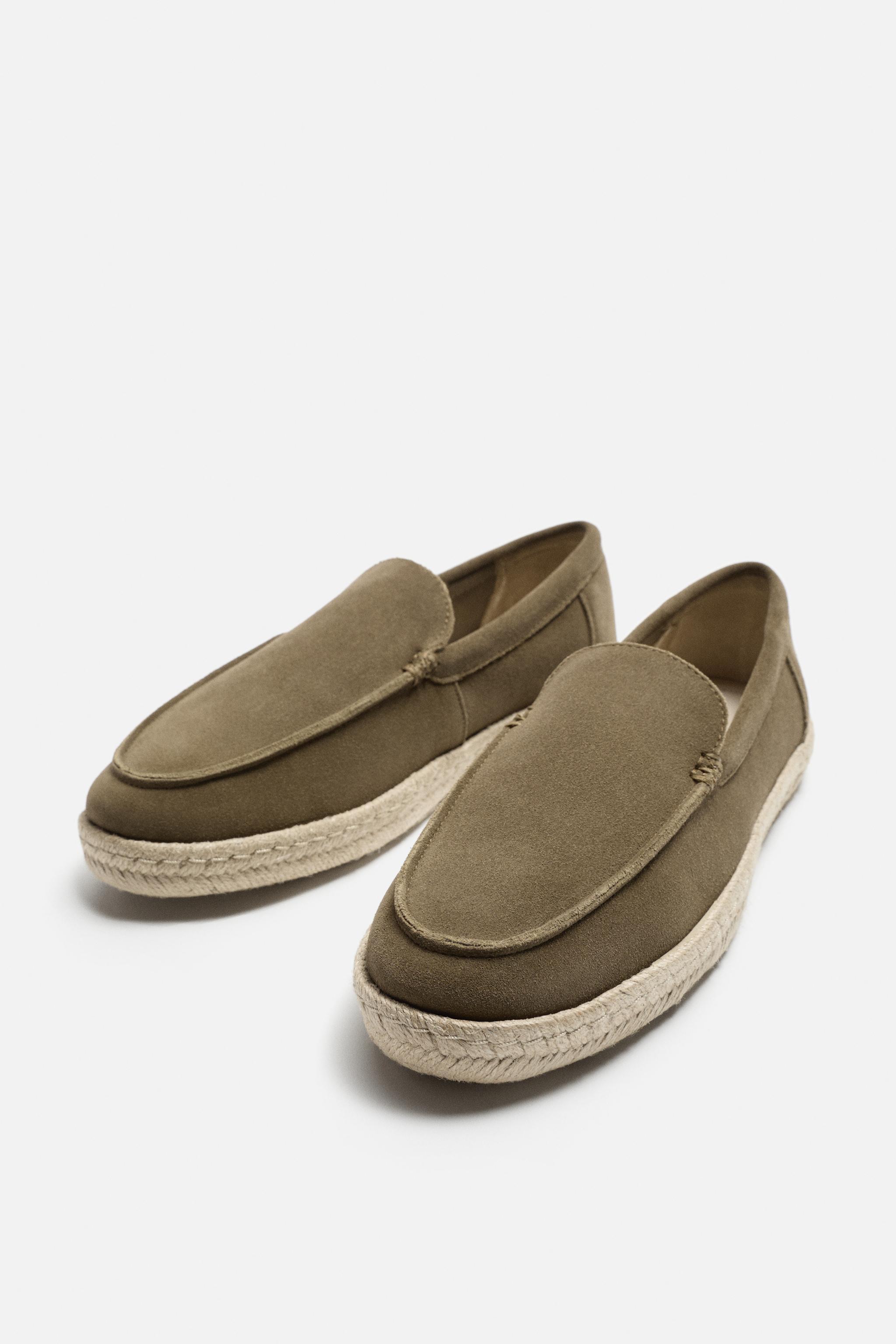 JUTE SOLE LEATHER LOAFERS Product Image