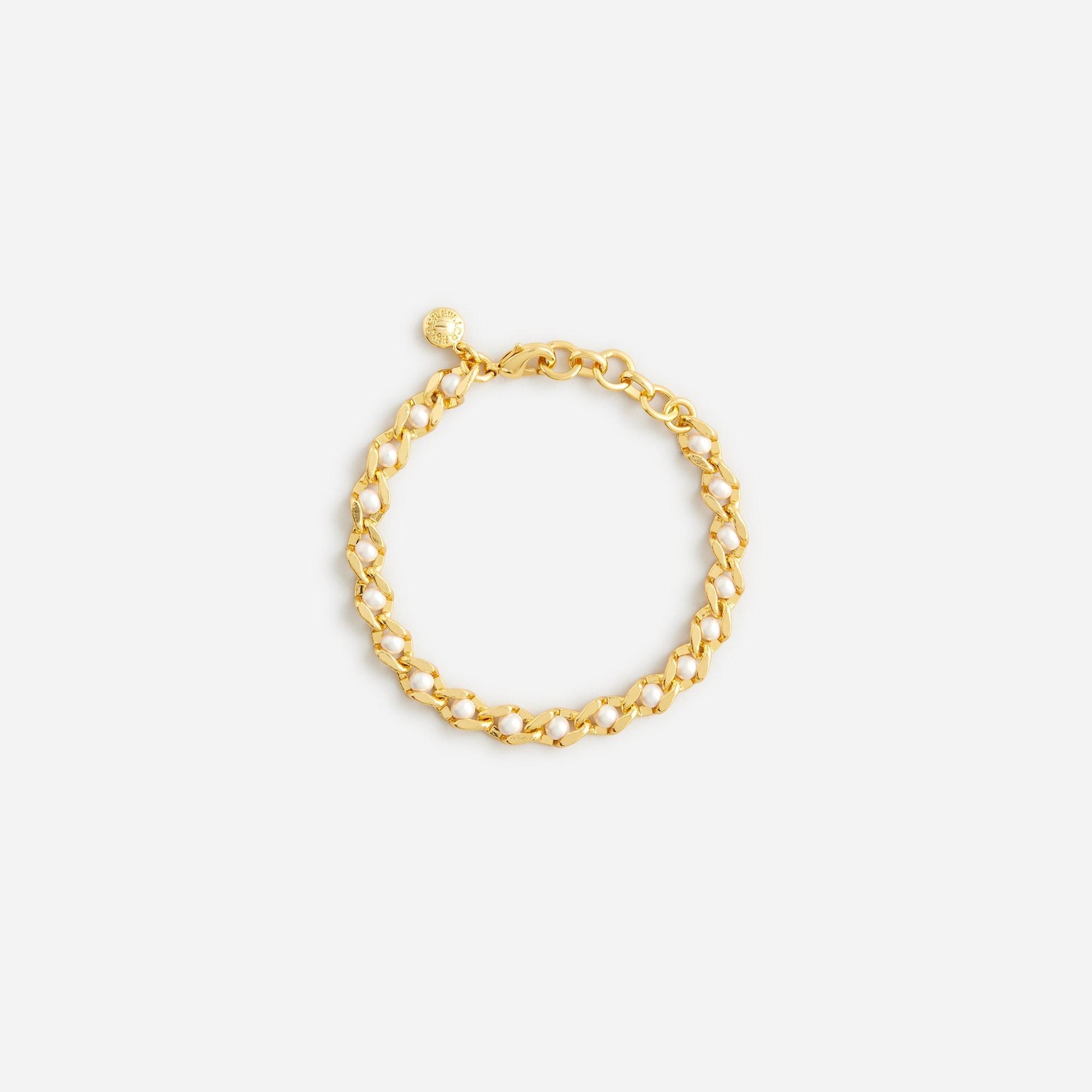 Pearl chain bracelet Product Image