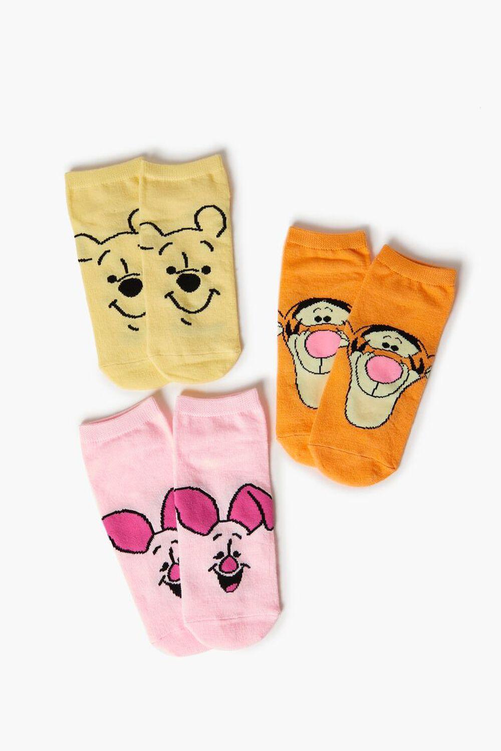 Winnie the Pooh Ankle Socks Set - 3 pack | Forever 21 Product Image