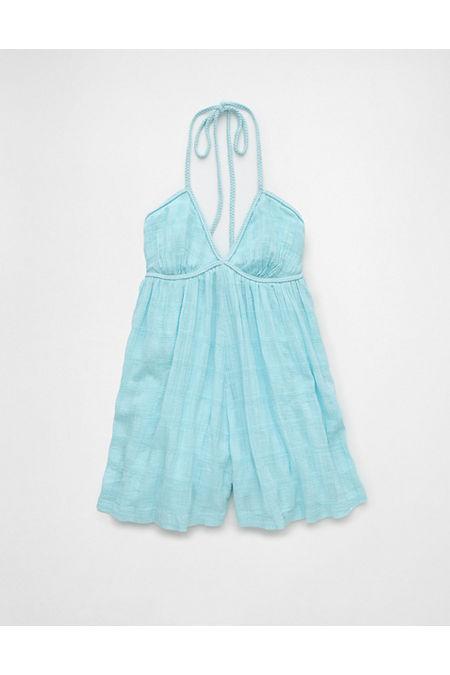 AE Halter Babydoll Romper Women's Product Image