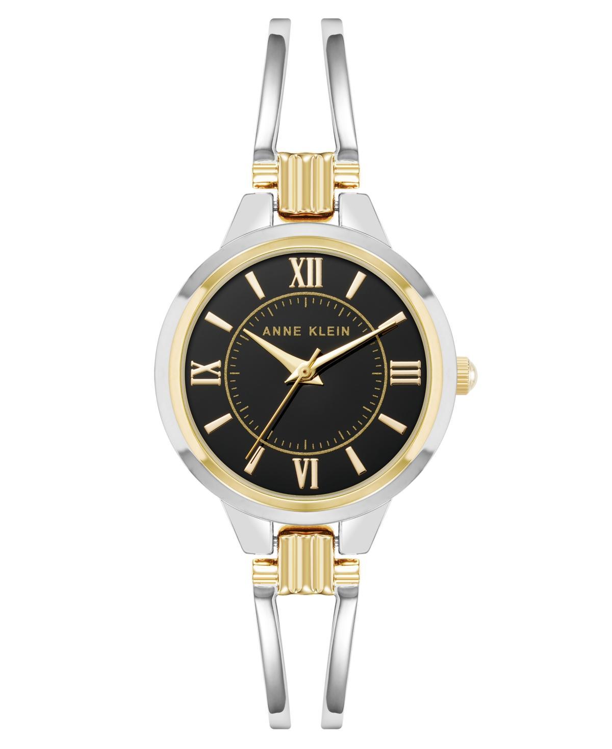 Anne Klein Womens Quartz Two-Tone Alloy Open Bangle Watch Product Image