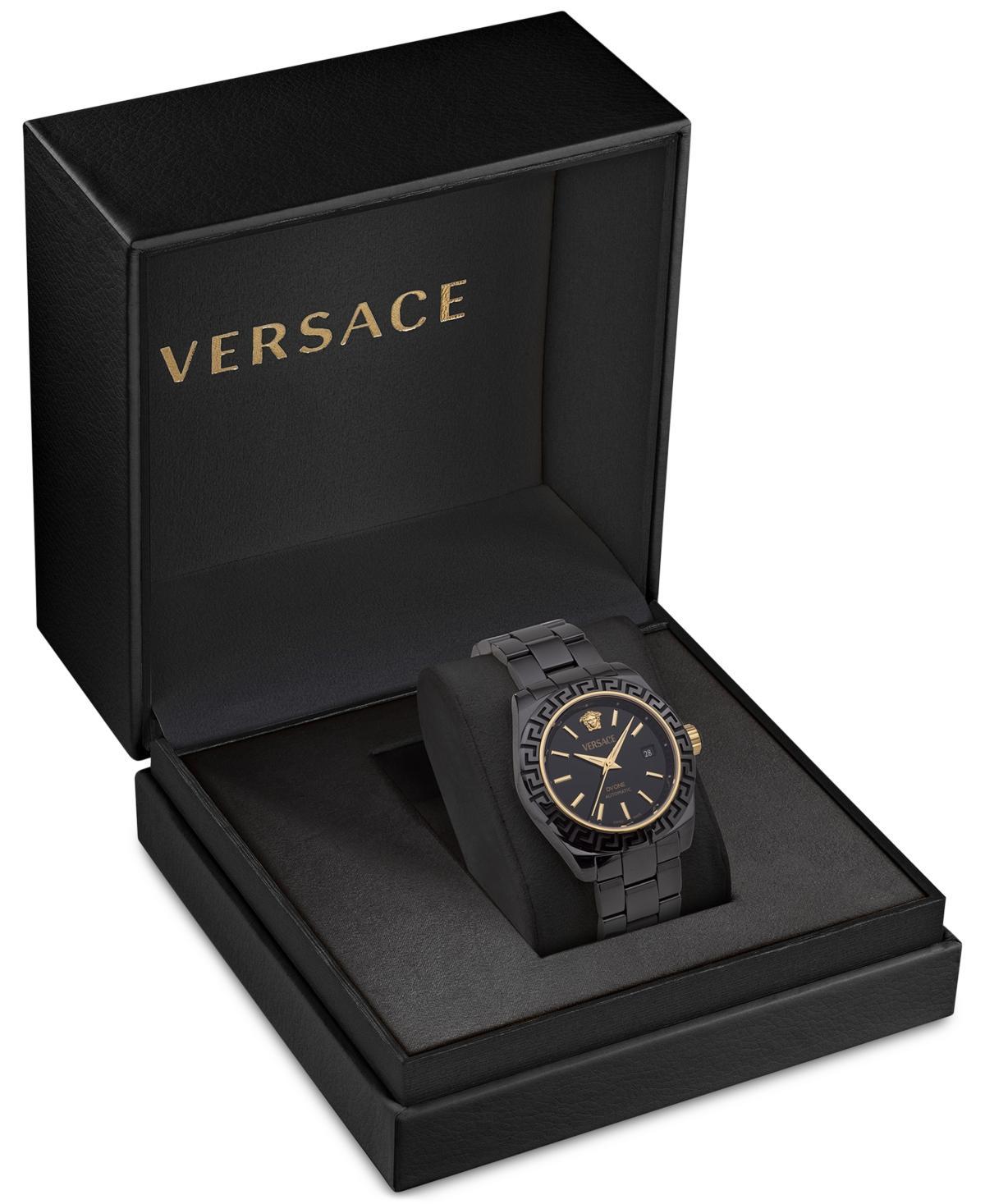 VERSACE Women's Swiss Automatic Dv One Black Ceramic Bracelet Watch 40mm Product Image