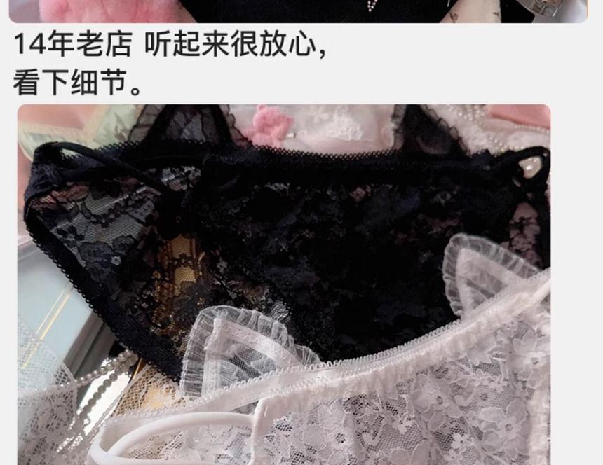 Cat Ear Lace Panties Product Image