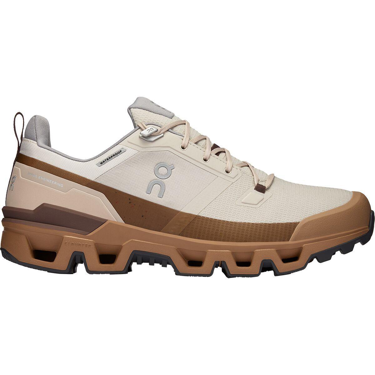 On Cloudwander Waterproof (Glacier/Eclipse) Men's Shoes Product Image