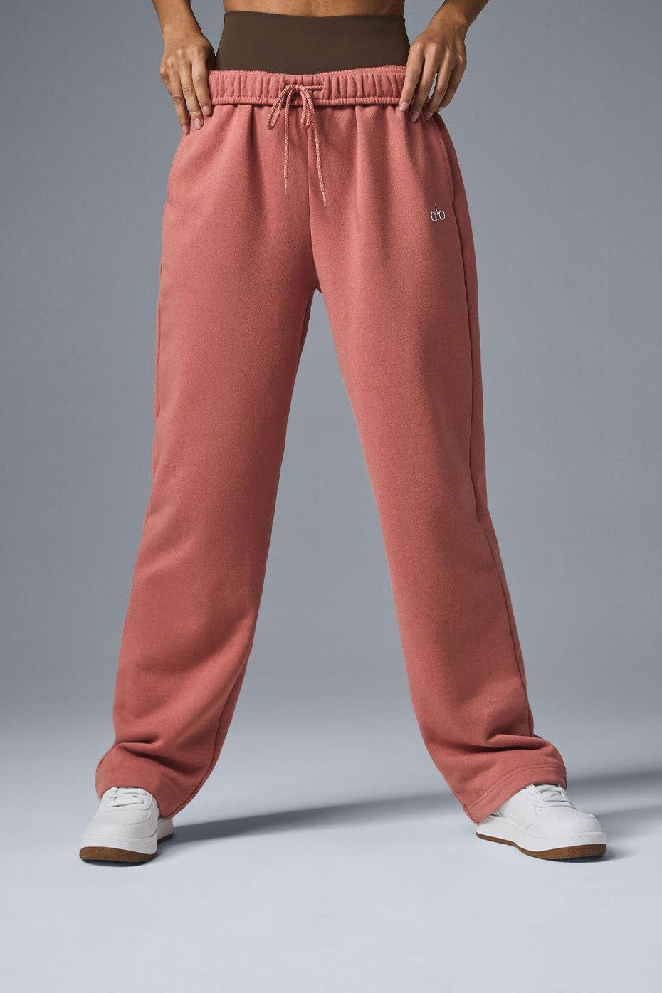 Accolade Straight Leg Sweatpant - Soft Terracotta Female product image