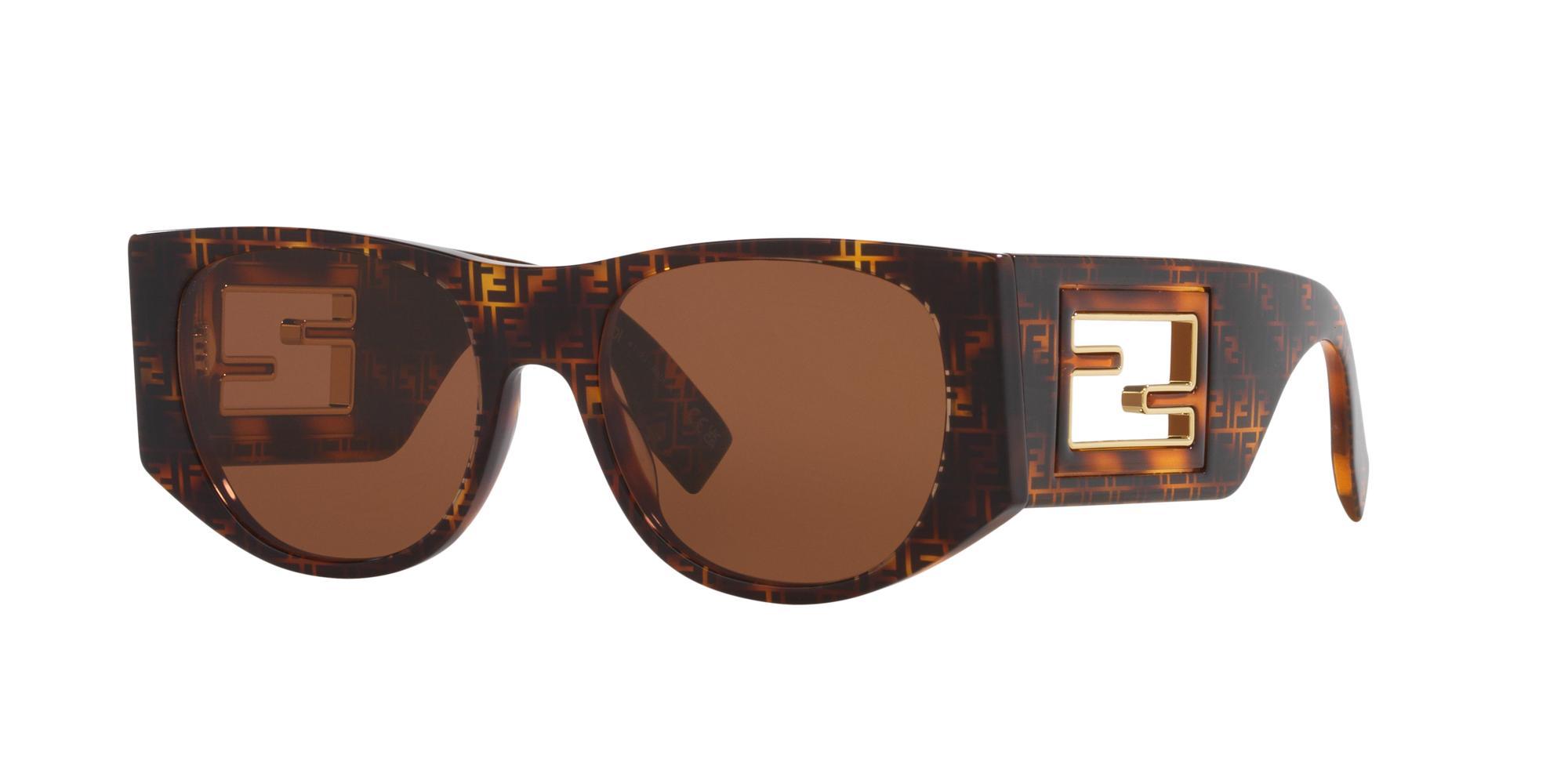 The Fendi Baguette 54mm Oval Sunglasses Product Image