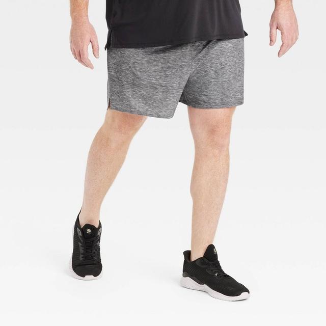 Mens Big Run Shorts 5 - All In Motion Heathered 2XL Product Image