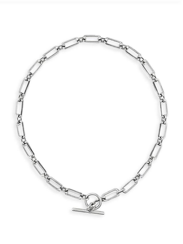 Womens Gwyneth Sterling Silver Medium Oval-Link Chain Necklace Product Image