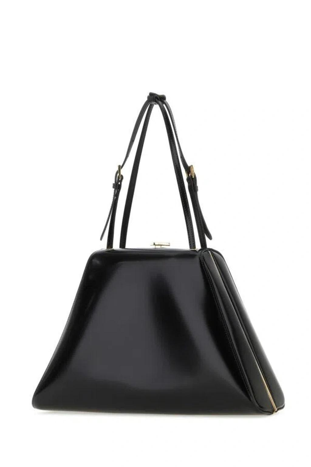 PRADA Black Leather Handbag Product Image