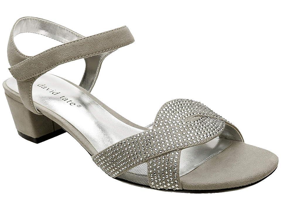 David Tate Rain (Silver Satin) Women's Shoes Product Image