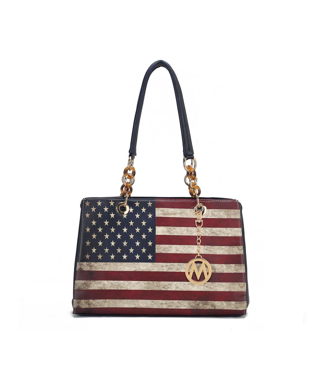 Mkf Collection Nevaeh patriotic pattern Women s Shoulder Bag by Mia K Product Image