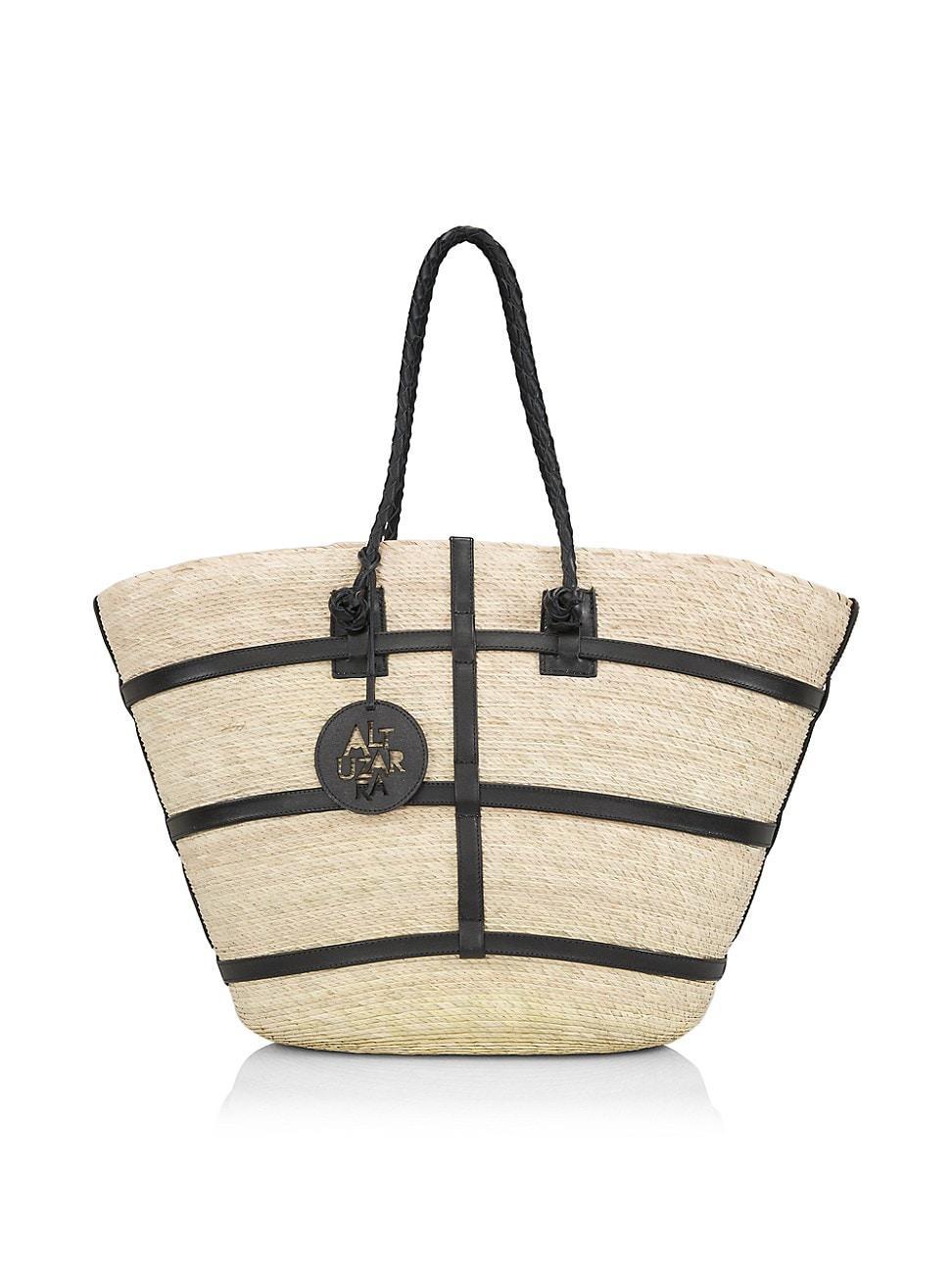 Altuzarra Large Watermill Woven Palm Tote Product Image