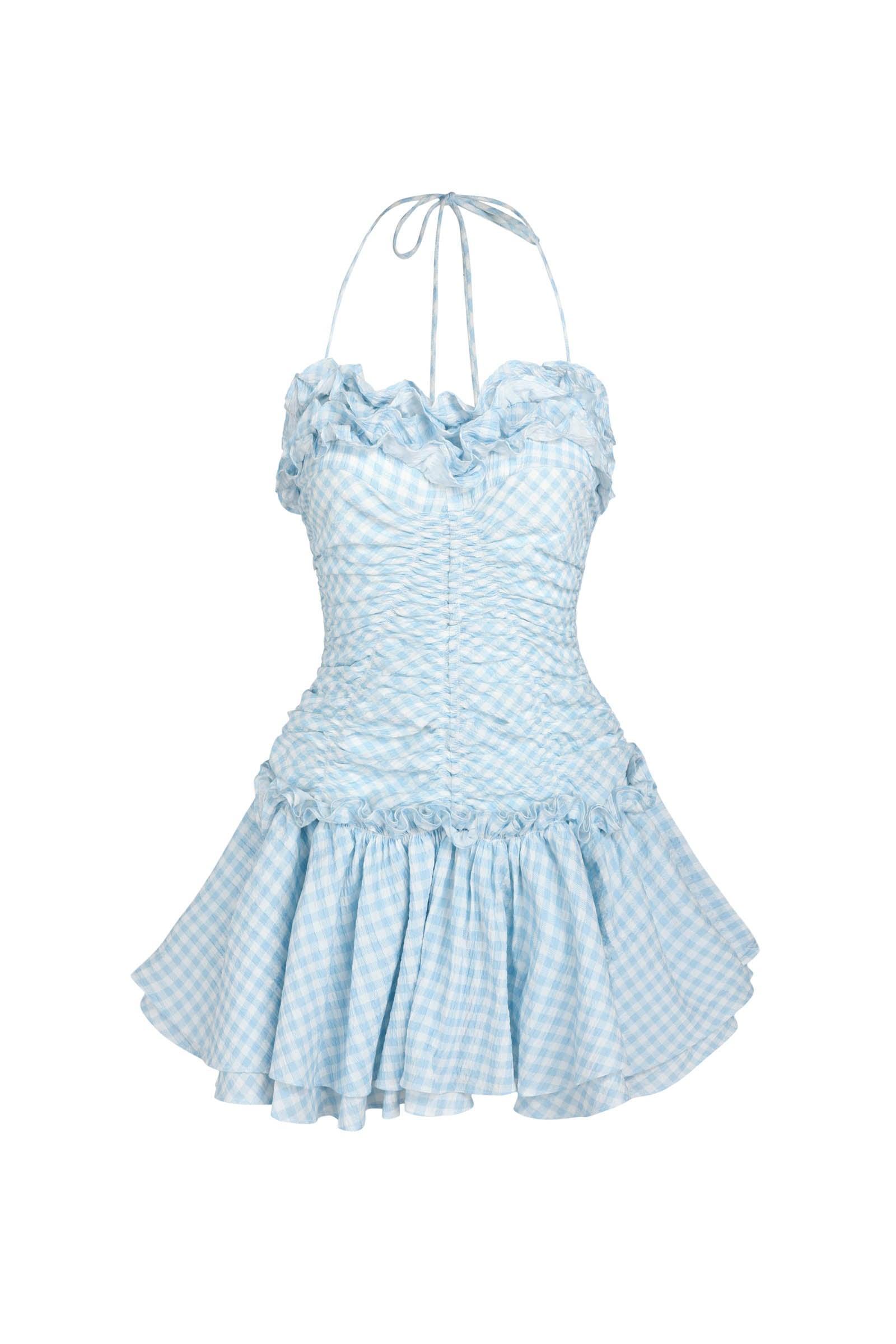 The Blue Gingham Cherry On Top Set Product Image