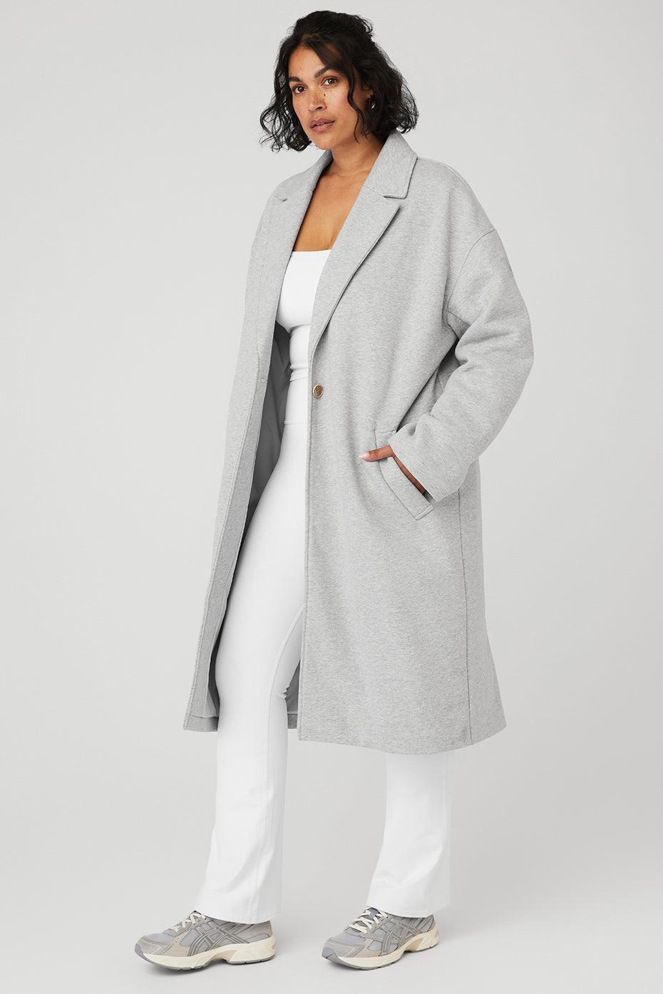 VIP Blazer Trench - Athletic Heather Grey Female Product Image