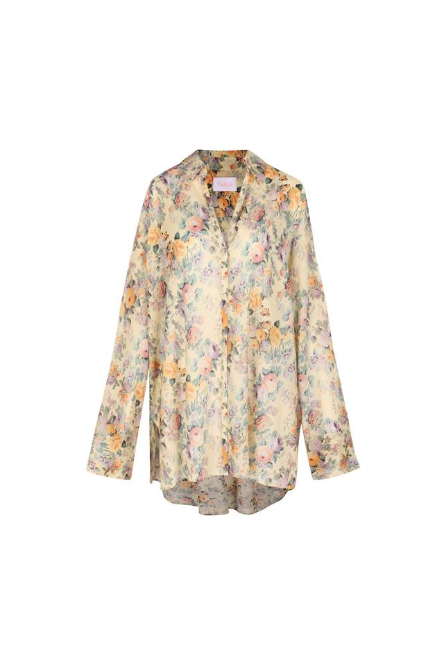 The Blonde Floral Beach Blouse Product Image