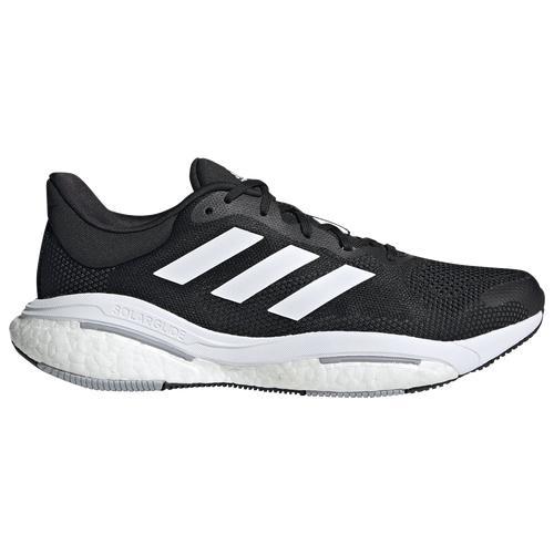 adidas Mens Solar Glide 5 - Running Shoes Black/White Product Image