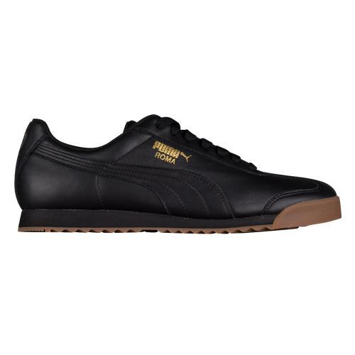 PUMA Mens PUMA Roma Basic - Mens Shoes Black/Black Product Image