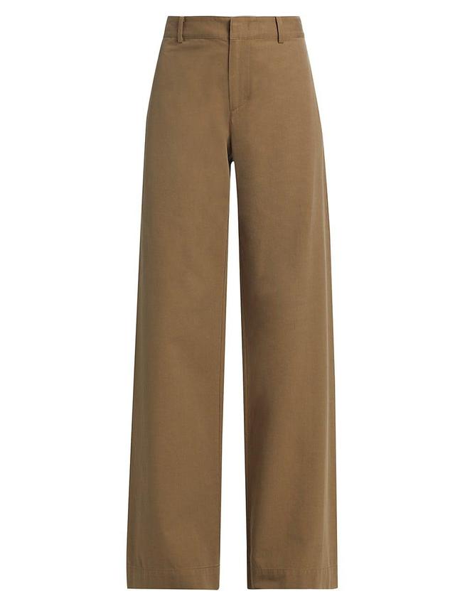 Vince Cotton Wide Leg Pants Product Image