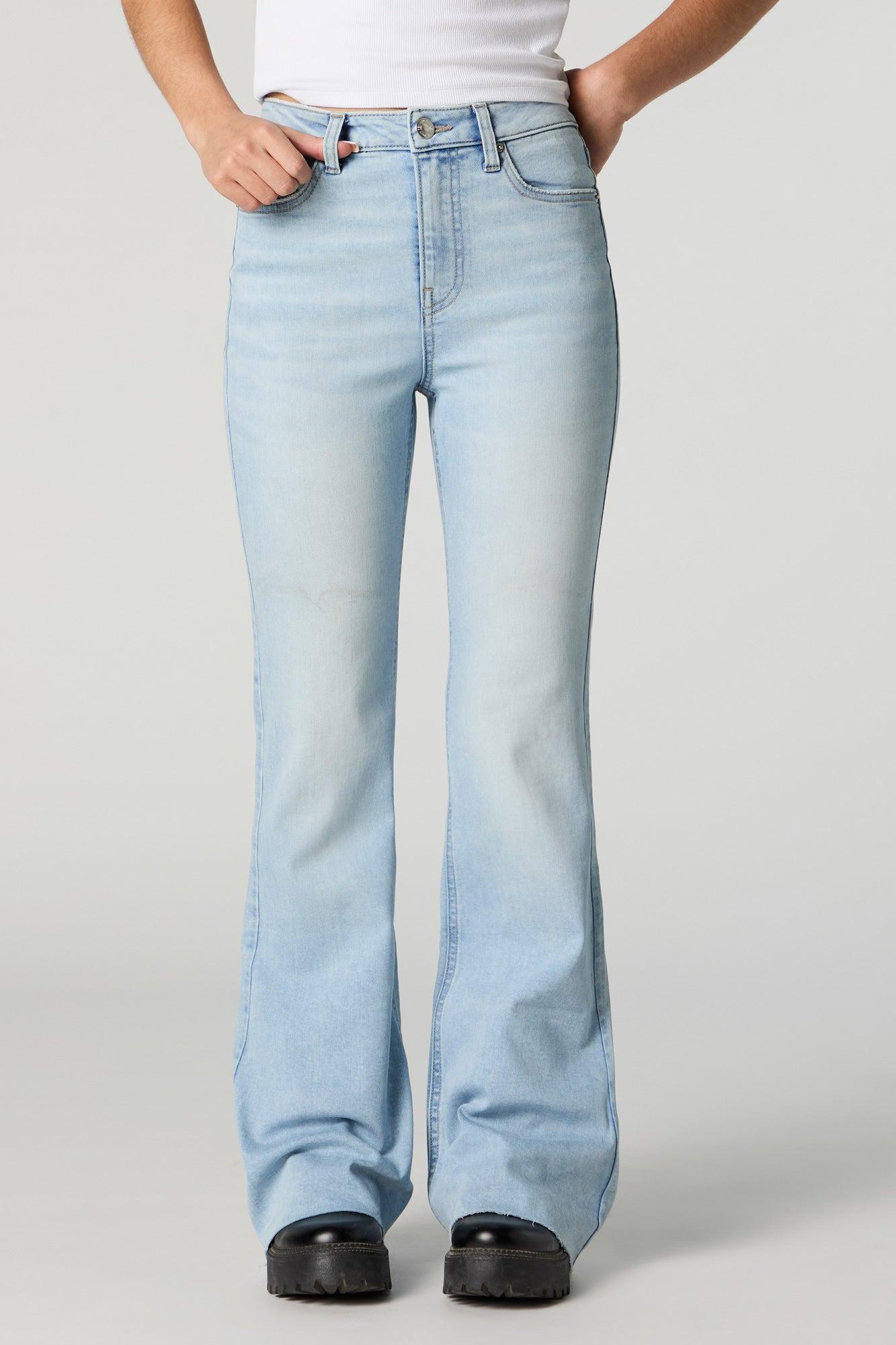 Austin Light Vintage Wash High-Rise Flare Jean Female Product Image