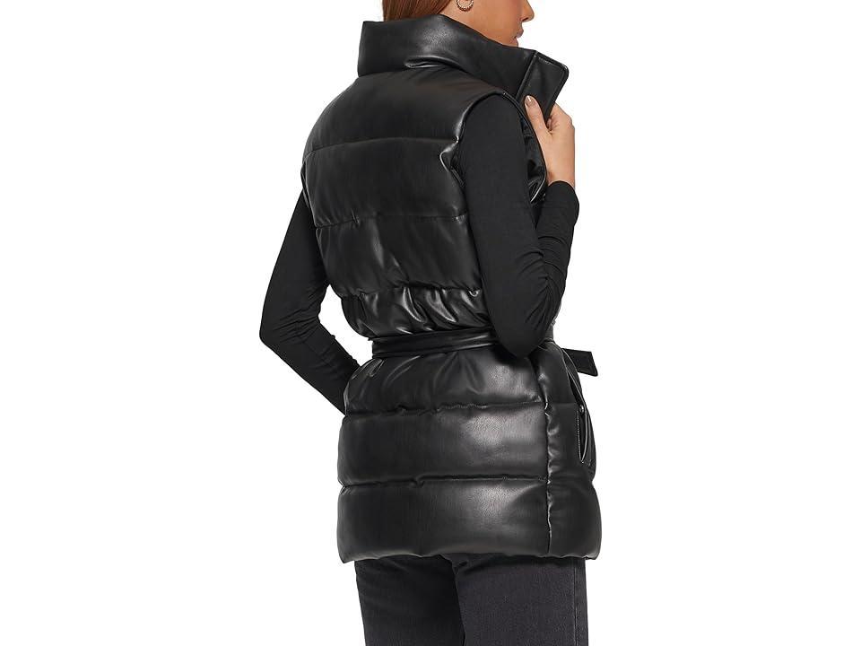 Levi's(r) Vegan Leather Puffer Vest Women's Clothing Product Image