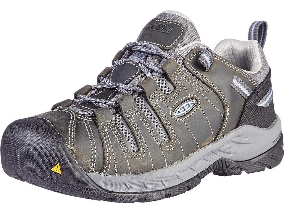 KEEN Utility Flint II (Soft Toe) (Steel Grey/Paloma) Women's Work Boots Product Image