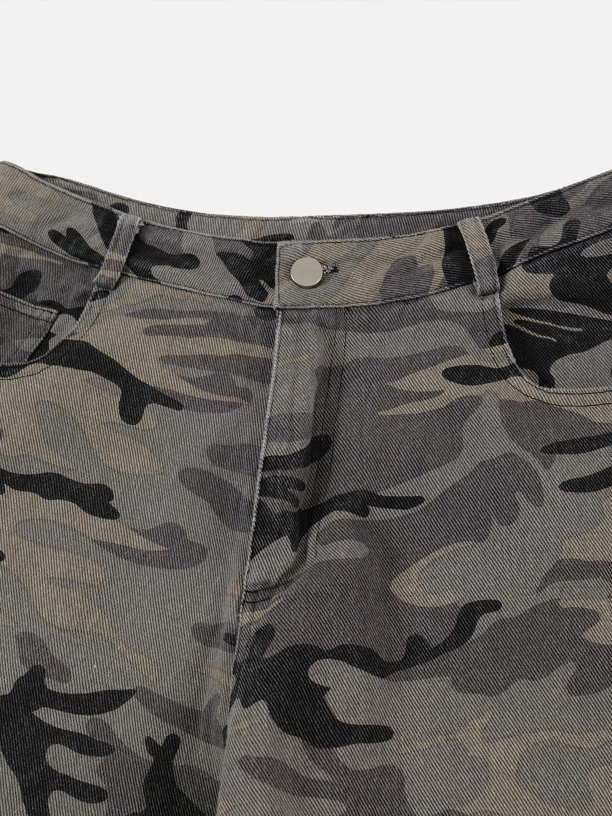 Aelfric Eden Camouflage Barrel Cargo Pants Product Image