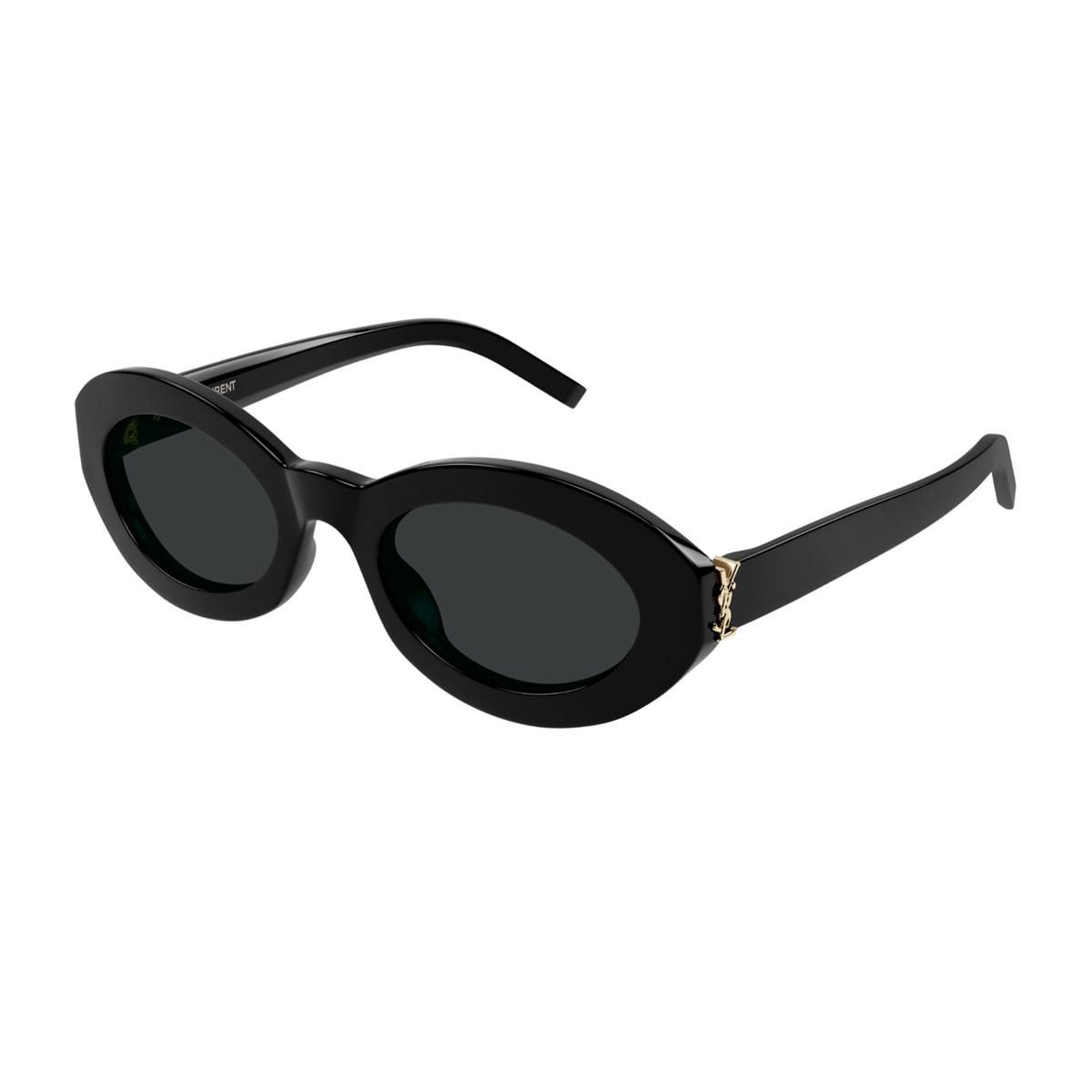 SAINT LAURENT Sl M136 Linea Classic 001 Black Sunglasses In Nero Product Image