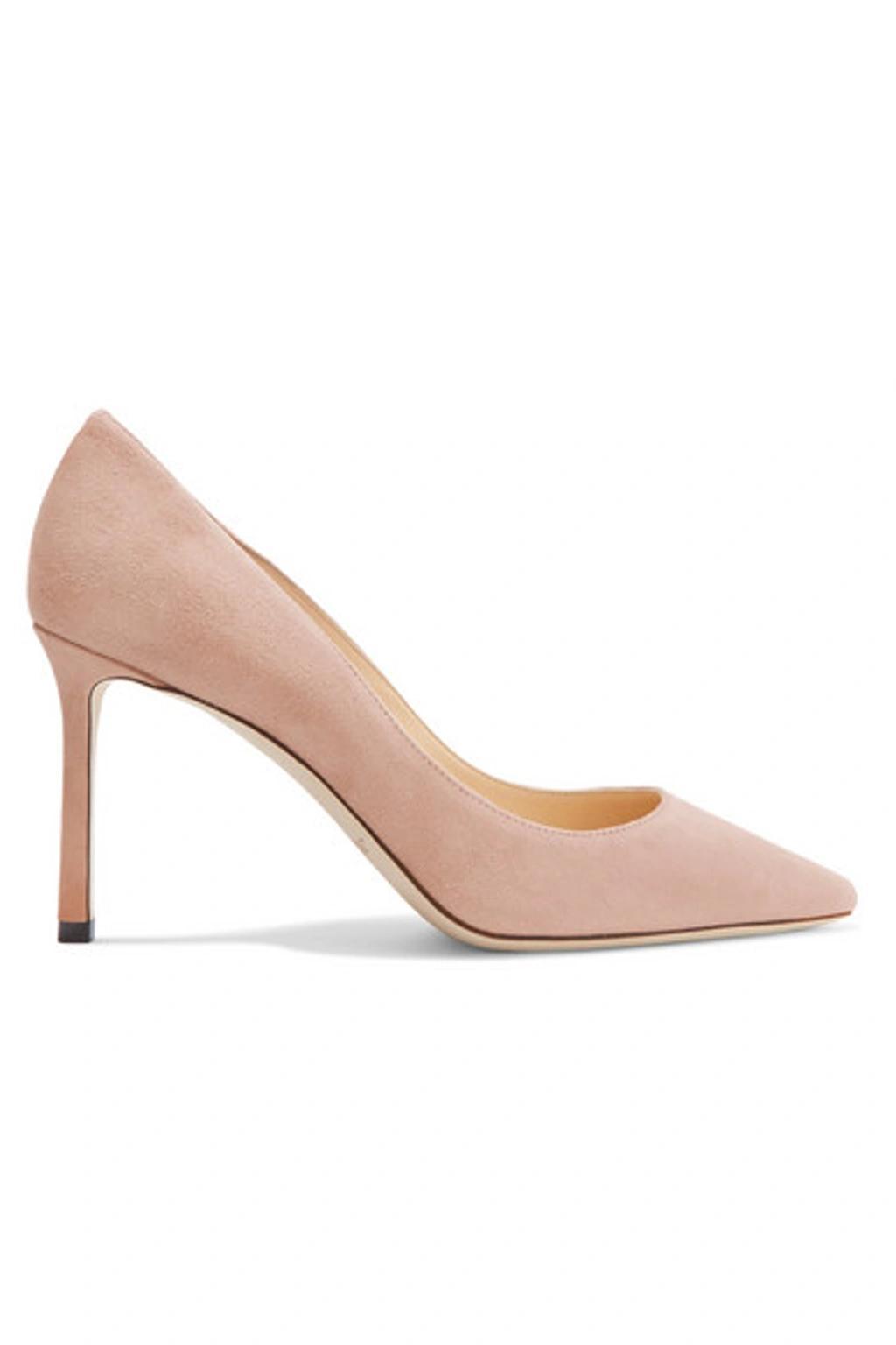 Romy 85 Suede Pumps In Beige Product Image