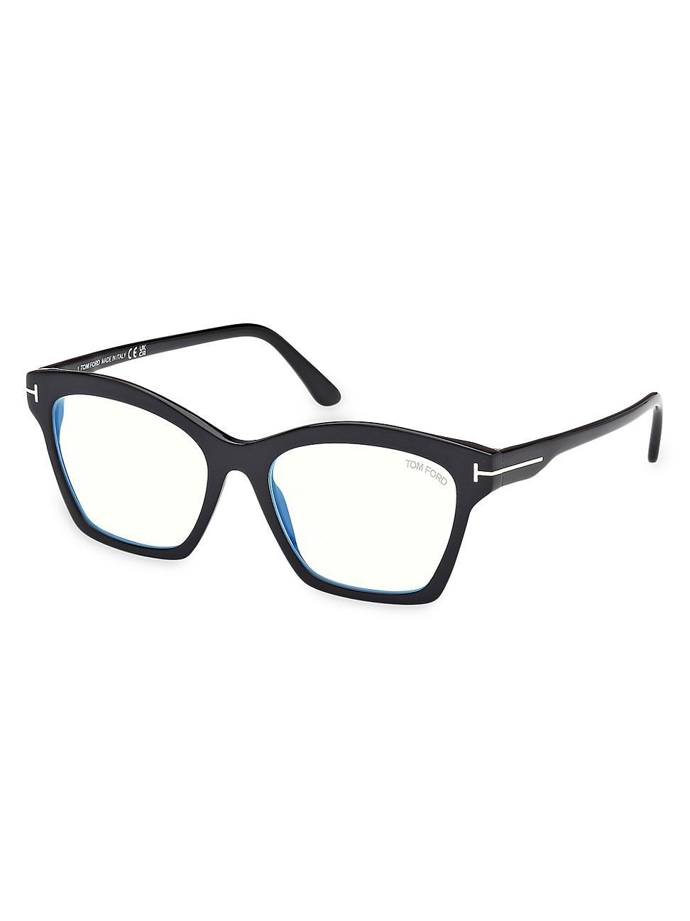 Men's Acetate Square Blue-Block Frames Product Image