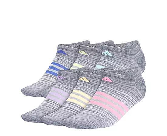 Adidas Womens Superlite No Show Socks 6 Pairs Product Image