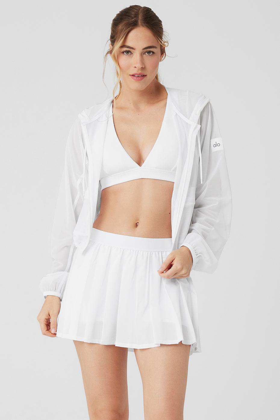 Mesh Sheer Bliss Jacket - White Female Product Image