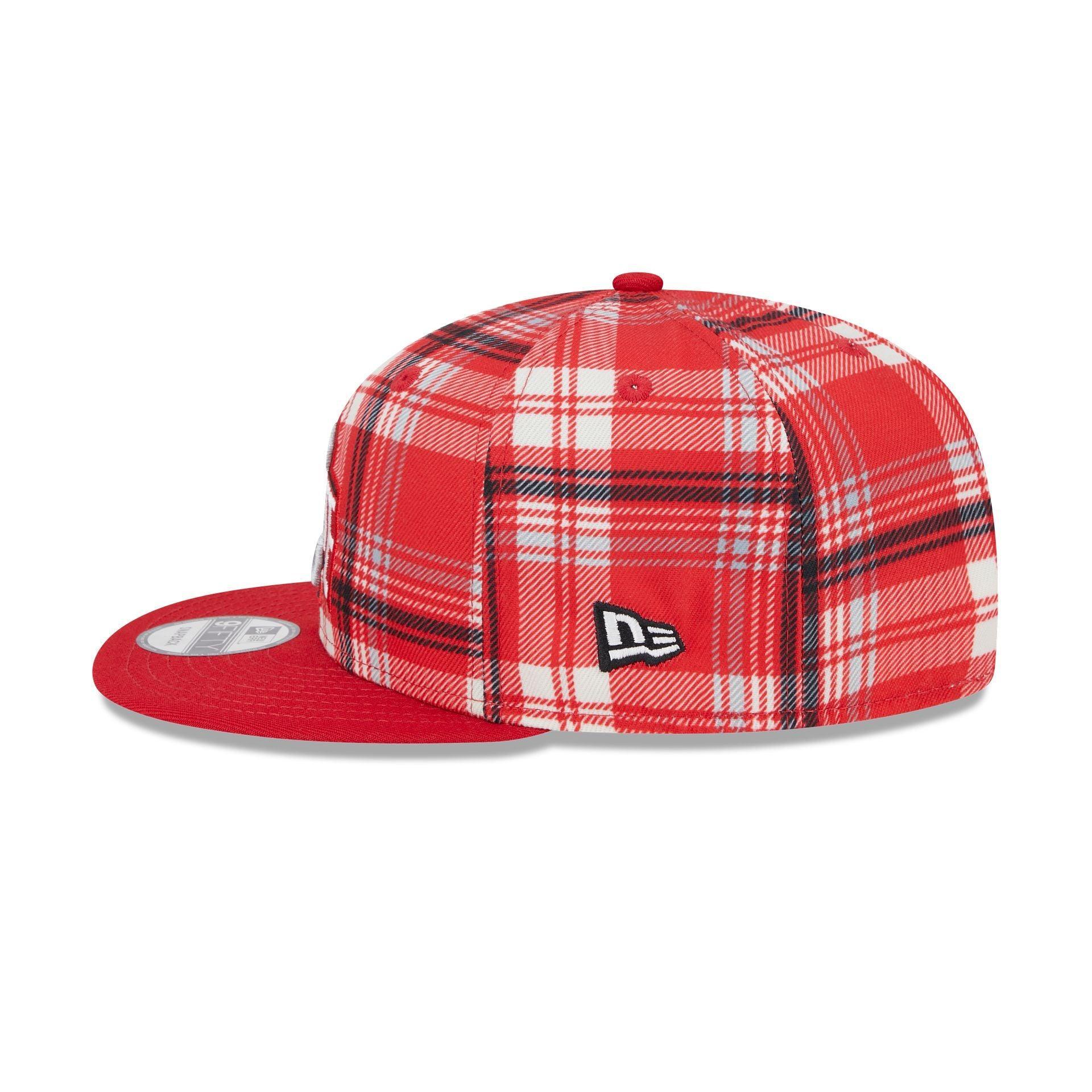 Ohio State Buckeyes Plaid 9FIFTY Snapback Hat Male Product Image