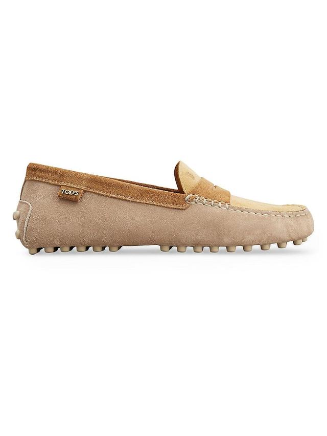 Womens Gommino Logo-Detailed Loafers Product Image