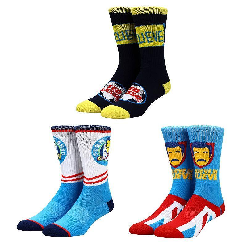 Mens Ted Lasso 3-Pack Crew Socks Product Image