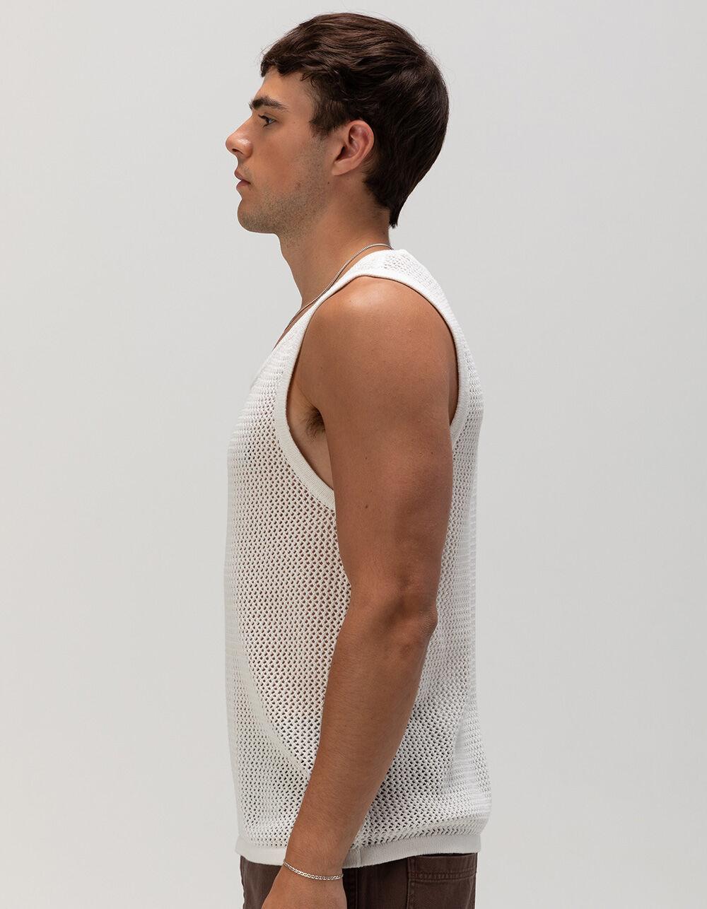 RSQ Mens Crochet Tank Top Product Image