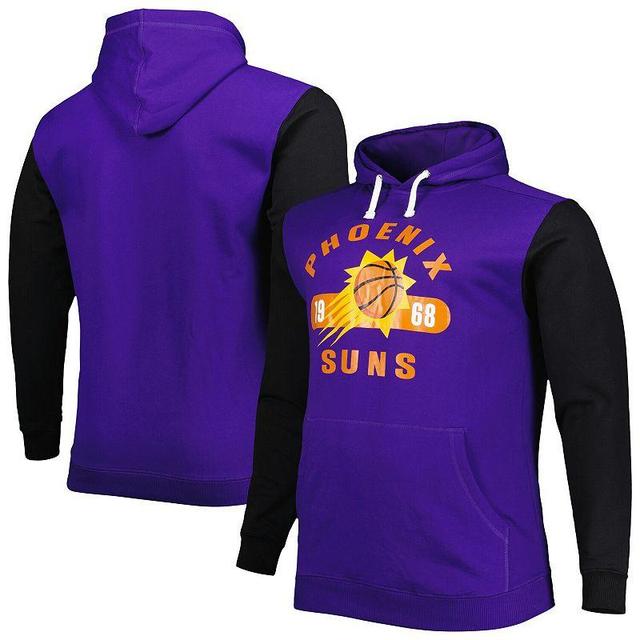 Mens Fanatics Branded Purple/Black Phoenix Suns Big & Tall Bold Attack Pullover Hoodie Product Image