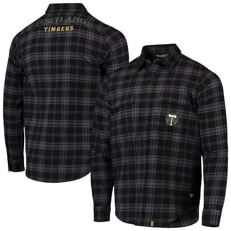 Mens The Wild Collective Portland Timbers Buffalo Check Button-Up Shirt Product Image