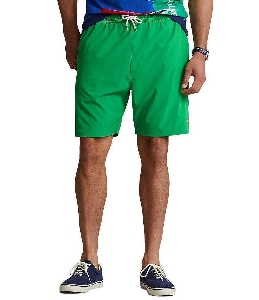 Polo Ralph Lauren Big & Tall 6.5#double; and 7.5#double; Inseam Traveler Swim Trunks Product Image